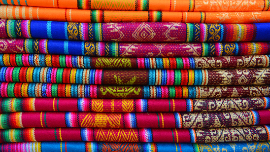 Traditional rug textiles, Peru Tour