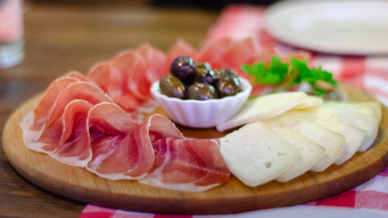 Njegusi in Montenegro, the village is famous for itâ€™s smoked ham and local chees