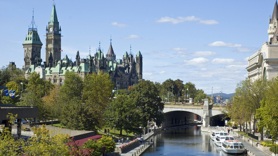 Parliament Hill in Ottawa, Ontario, Canada
