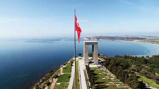 Canakkale Martyrs Memorial, Gallipoli, Turkey