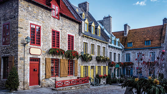 Place Royale (Royal Plaza) buildings - Quebec City, Quebec, Canada