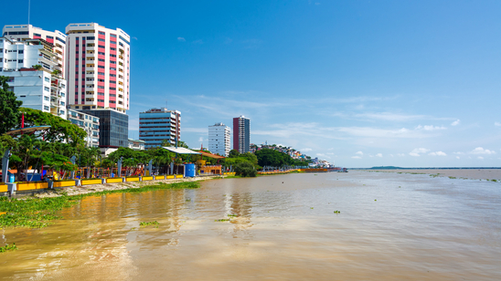 The waterfront of Guayaquil, Ecuador