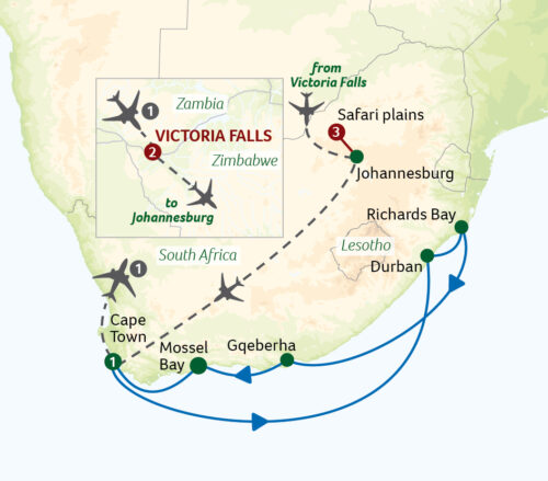 Victoria Falls and Safari Tour with a South African Coastline Cruise - Image 2